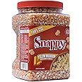 Snappy Yellow Mushroom Popcorn Kernels for Popping with Popcorn Machine, Air Popper or Stove Top, 4 lb. Resealable Jar