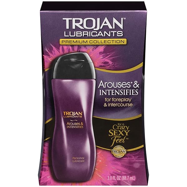 TROJAN LUBRICANTS AROUSES AND INTENSIFIES, PERSONAL LUBRICANT, SILICONE PERSONAL LUBE, 3 FL OZ