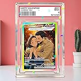 Nestura Valentine Custom Acrylic Card Display Block | Custom Game-Inspired Card Block for Couples | Customized Acrylic Animated Style Plaque for Lovers | Best Valentine Gifts for Him, Her