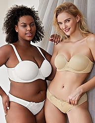Wingslove Women's Strapless Full Figure Bra