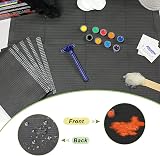 TONBAO Black Disposable Dental Bibs 50PCS Waterproof 3 Ply 13" x 18" Tray Covers view 4