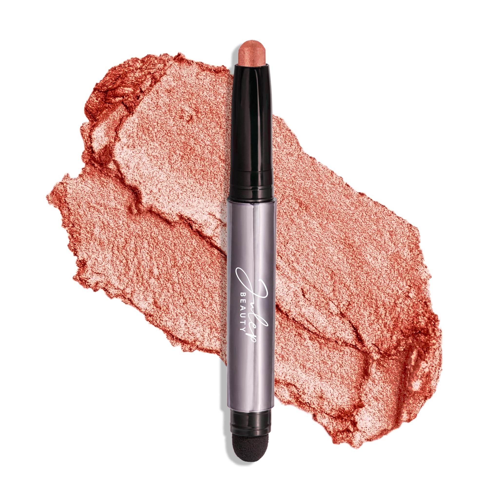 Julep Eyeshadow 101 Crème-to-Powder Eyeshadow Stick (Tiger's Eye Shimmer) Long-Lasting, Waterproof Eye Shadow - Blendable, Crease-Proof with Built-In Smudger