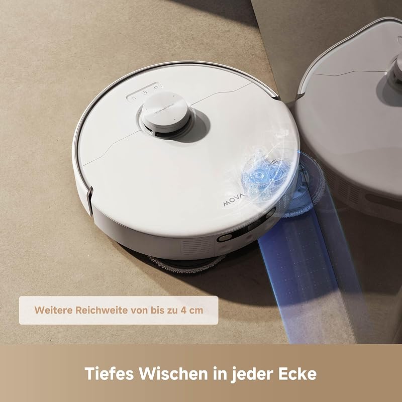 P50 Pro Ultra Saugroboter mit Wischfunktion, 5 °C Dock-Selbstreinig