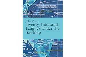 Jules Verne: Twenty Thousand Leagues Under the Sea Map (Paris Grafik's Literary Maps)