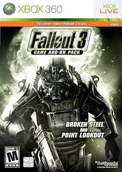 Xbox 360 Fallout 3 Expansion Pack Broken Steel Point Look Import Americain Xbox 360 Amazon Fr Jeux Video