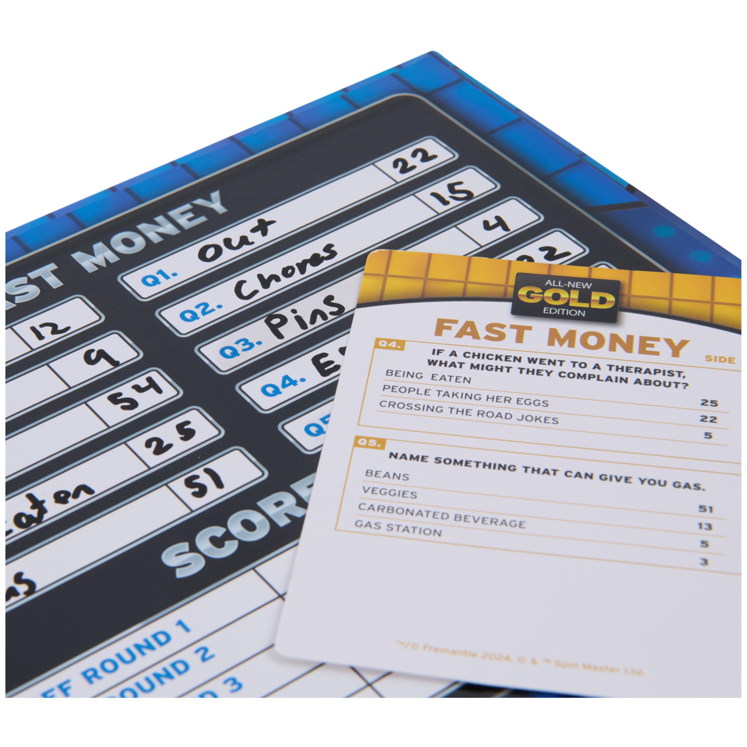 Spin Master Games, Family Feud: Ultimate Edition, Includes Tin Storage Box & 50 Bonus Questions, Friendly Competition Game, Family Game Night, 3+ Players, Stocking Stuffer Gift Ideas for Ages 8 & Up