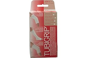Molnlycke 1528 Tubigrip Multipurpose Tubular Bandage, Size E, 3.5" Width, Natural, 39.37" Length