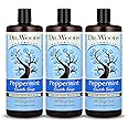 Dr. Woods Peppermint Liquid Castile Soap- Castile Soap with Pure Peppermint Oil, Body Wash for Men and Women, Organic Shea Butter, Natural Cleaner for Face, Hands, and Body - 32 Fl Oz, Pack of 3