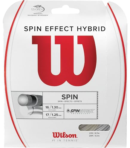 Amazon.com : Wilson Revolve 17 Tennis String - Set, White : Sports