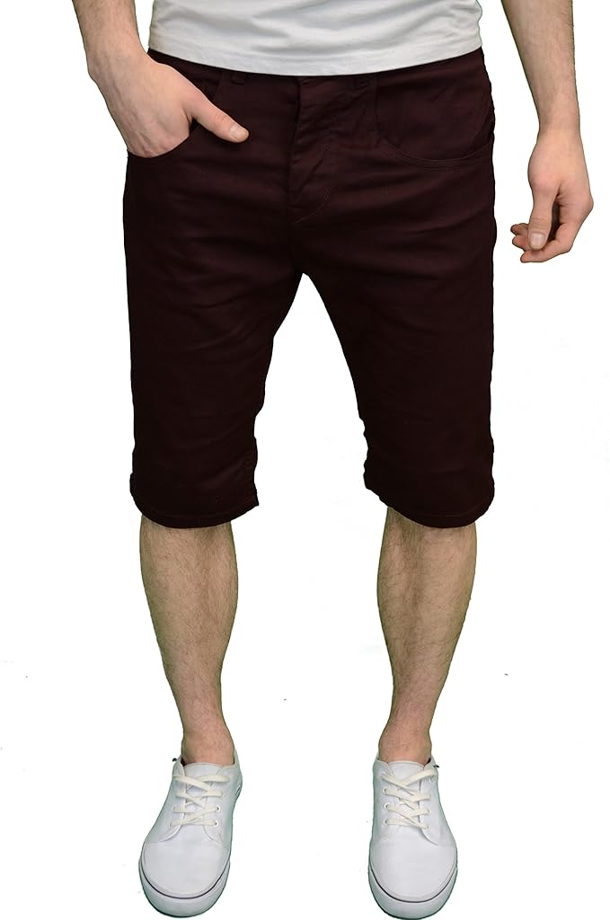 mens skinny shorts