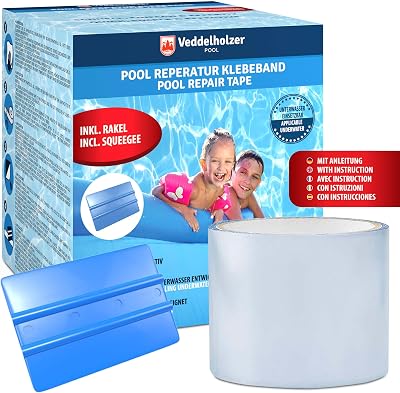 Veddelholzer Pool Repair Kit with Waterproof Tape 10 cm x 150 cm