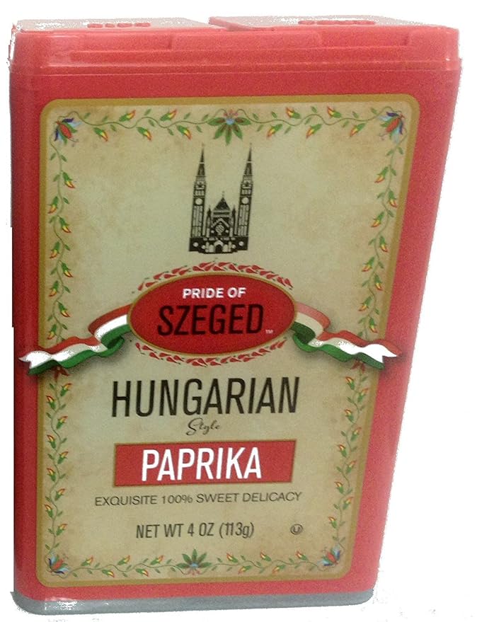 Szeged Hungarian Paprika 4ounces (Pack of 3) Grocery