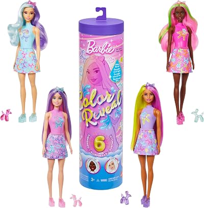 Barbie Color Reveal Doll & Accessories Balloon Animals Series JFV58