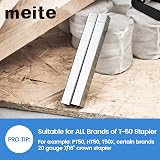 meite T50 Staples Type 140 6 mm 10.5 mm Crown 1512 count Galvanized view 5