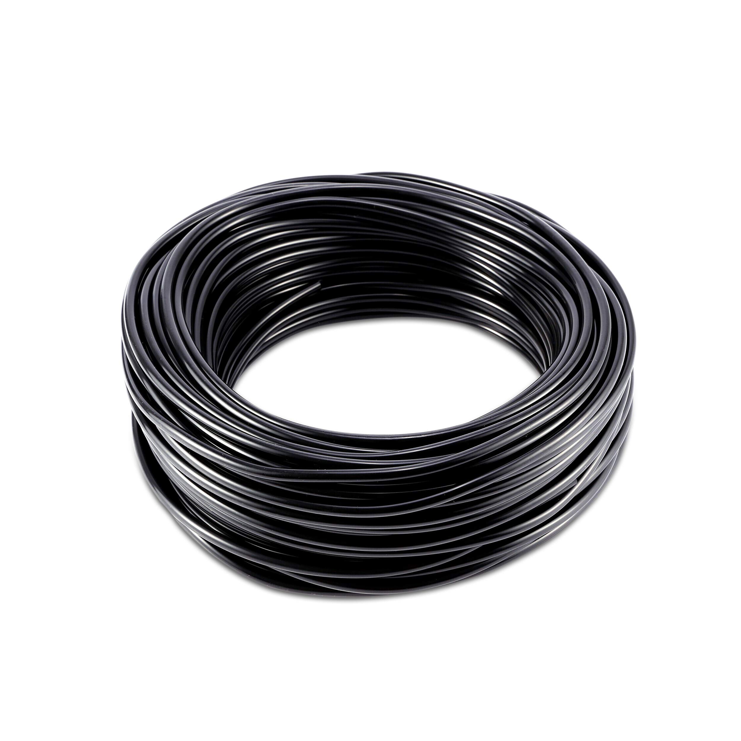 Micro Irrigation Water Pipe Tube – 50m Black Micro Tube 4mm / 6mm – Premium Hose for Garden Watering Systems – Easy DIY Installation - Ideal for Drippers, Micro Jets Mini Sprinklers. Set by MYPURECORE