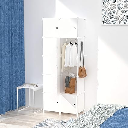 Amazon Simpdiy クローゼッ ワードローブ 衣類収納 収納ラック棚 組み立て簡単 洋服収納棚 整理棚 扉付き 衣類ケース Diy大容量 洋服タンス 収納ボックス 衣類 衣柜 Closet Wardrobe 衣装棚 服入れ 服ラック 防塵 防水 防カビ 耐荷重収納家具 幅70 奥行35 高さ175cm