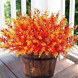 Artificial Fall Flowers Faux Mums for Outdoor
