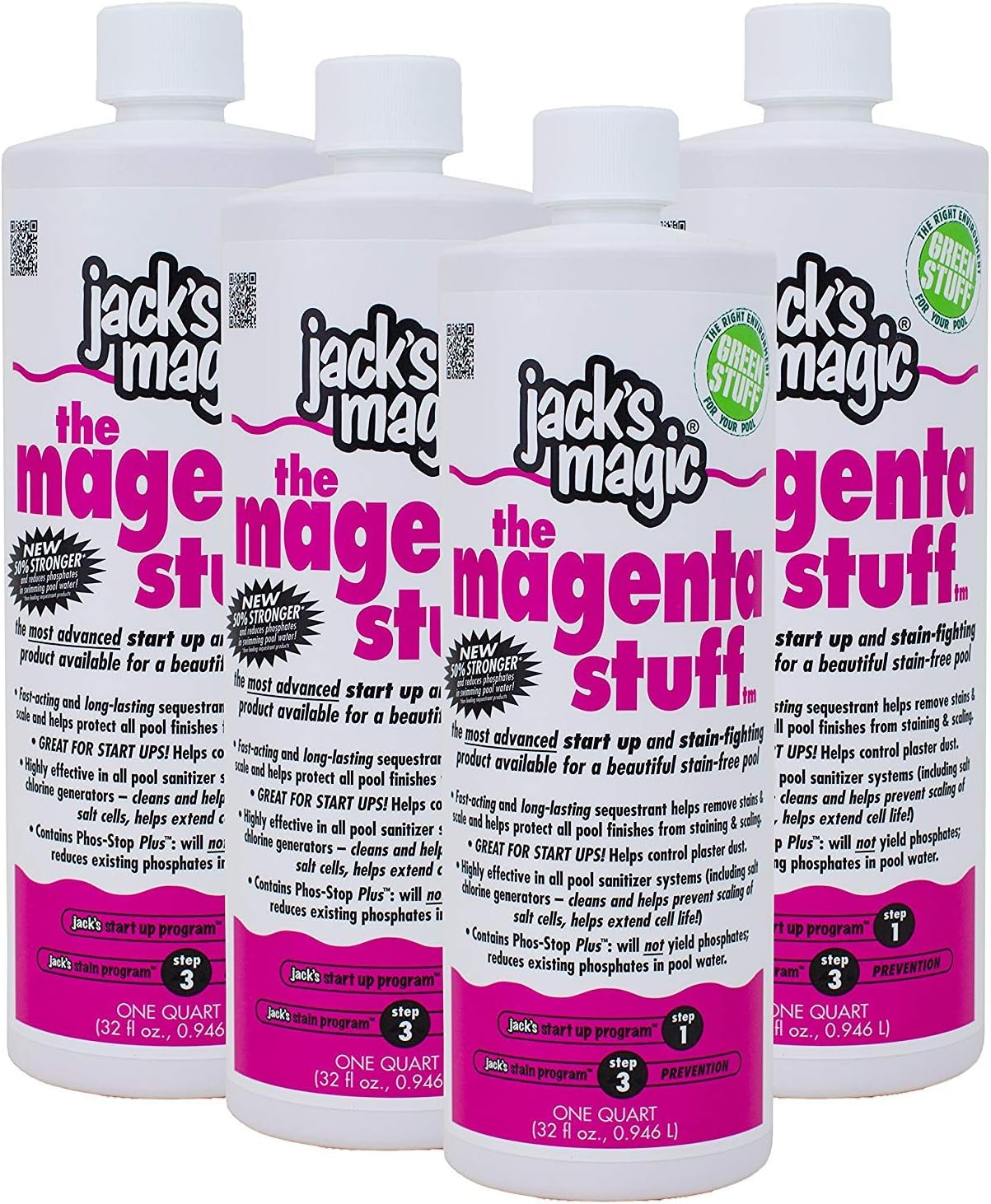 Jack's Magic The Magenta Stuff (1 qt) (4 Pack): Garden & Outdoor