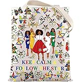 LEVLO Sorority Cosmetic Bag Sorority Sister Gift Keep Calm And Follow The Star Sisterhood Merch (KEEP CALM T)