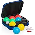 Playaboule Glow in The Dark LED Day Night Lighted Bocce Ball Set Choose 107mm or 85mm