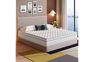 Elynight Twin Mattress,10 Inch Twin Size Mattresses for Advanced Gel Memory Foam, Soft and Comfortable, Medium Firm, Pressure Relief, CertiPUR-US Certified