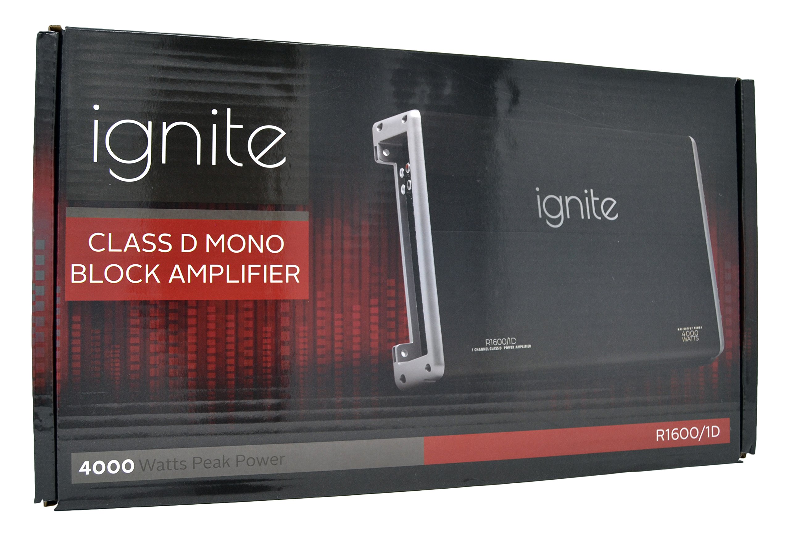 Ignite Audio R1600/1D, Class D Mono Block Car Amplifier 4000 Watts