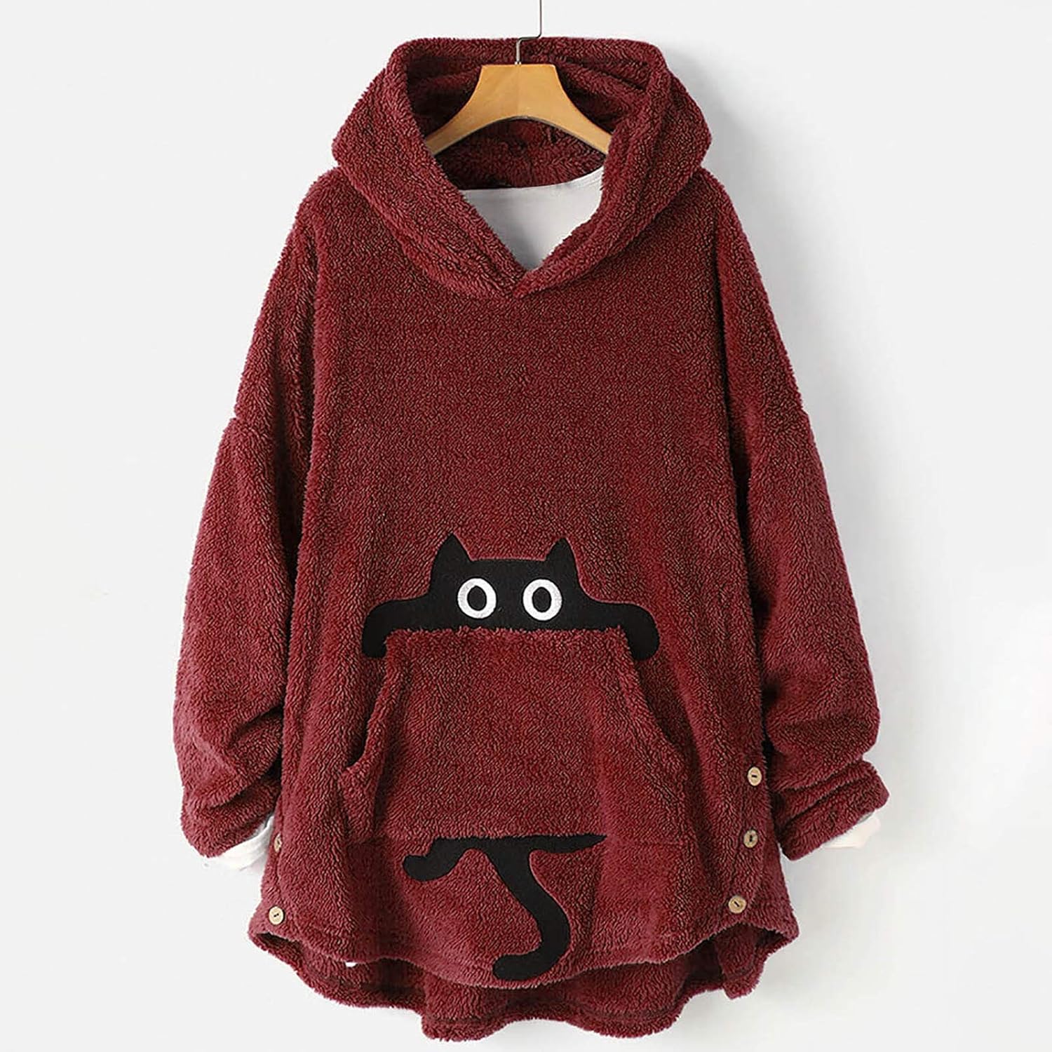 women's embroidered fleece sweatshirts