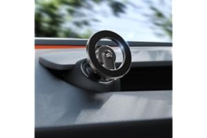 YONZEE Magnetic Phone Mount for Tesla Model Y Juniper 2024 & Model 3 Highland, Dashboard Hidden Design, 360° Rotatable Car Ho