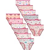 Sladatona Girls Underwear Soft Kids Briefs And Comfortable Panites
