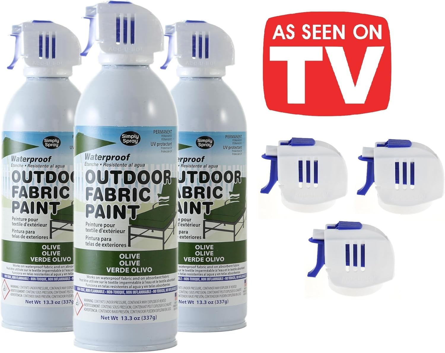 As Seen on TV Simply Spray Outdoor Waterproof All Purpose Permanent