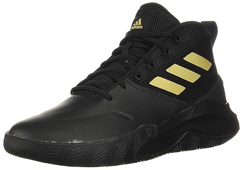 adidas Men's Own The Game Basketball Shoe, Black/Matte Gold/Black, 11 in  Oman Whizz Basketball