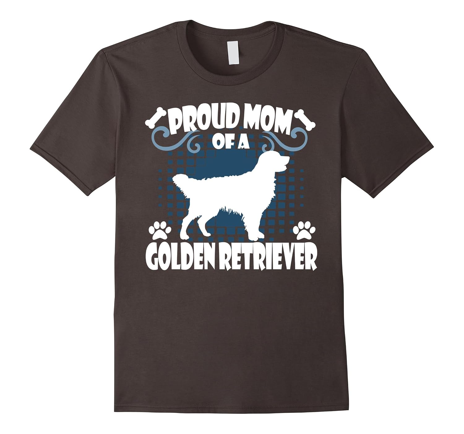 Proud Mom of a Golden Retriever – Dog Mom Shirt Fur Mama Tee-CL – Colamaga