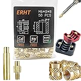ERHT 3D Printing Brass Nuts Threaded Inserts M2
