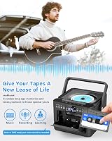 GREADIO Portable CD Player Boombox Bluetooth FM 5000mAh Battery view 3