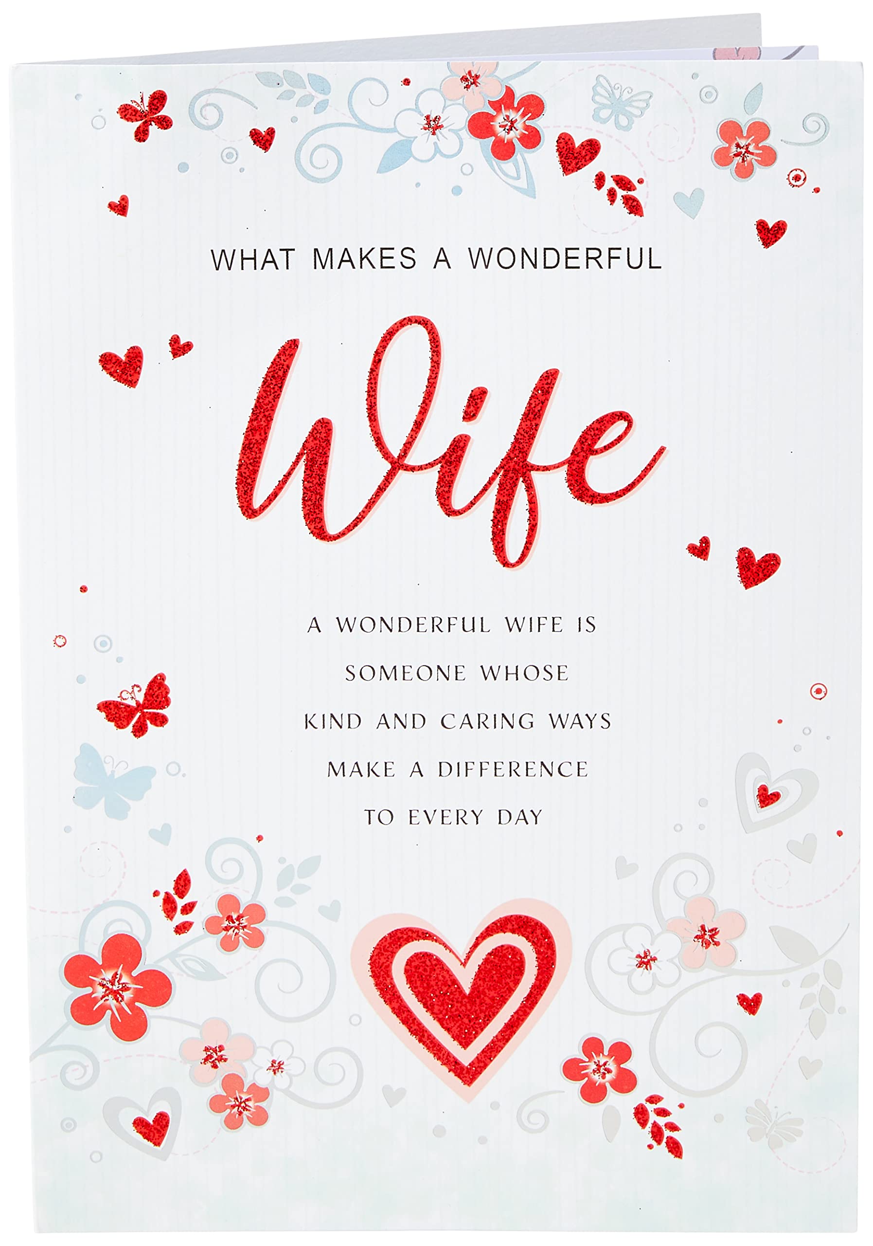 Regal Publishing Modern Valentine's Card Wife - 9 x 6 inches
