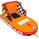 Airhead Mable Towable Tube for Boating, 1-4 Rider Inflatable Boat Tube for Water Tubing, Heavy Duty Full Nylon Cover, EVA Foam Pads, Dual Tow Point, Patented Speed Safety Valve