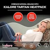Kalore Wheat Bags Microwavable Neck and Shoulder Wrap Black Watch Tart view 3