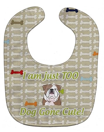 Amazoncom Carolines Treasures Too Cute Baby Bib English Bulldog Amazoncom Carolines Treasures Too Cute Baby Bib English Bulldog