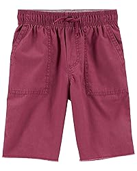 OshKosh B'Gosh boys Pull-on Casual Shorts, Red, 3T US