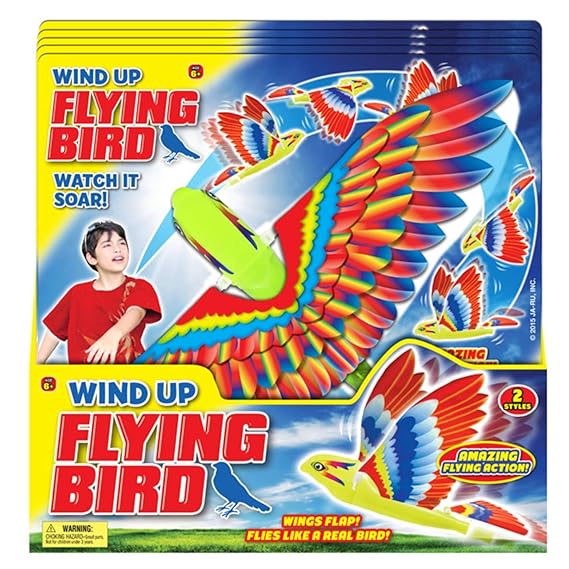 wind up flying bird