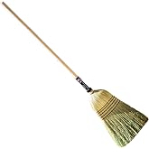 LaPrima Shops Authentic Amish Hand Made All Broomcorn Broom (57-Inch/Large)