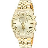 Accutime U.S. Polo Assn. Women's USC40058 Gold-Tone Watch