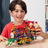 Basic Fun K'NEX Deluxe Building Set 408 Pieces 80 Model Ideas STEM Kit view 4