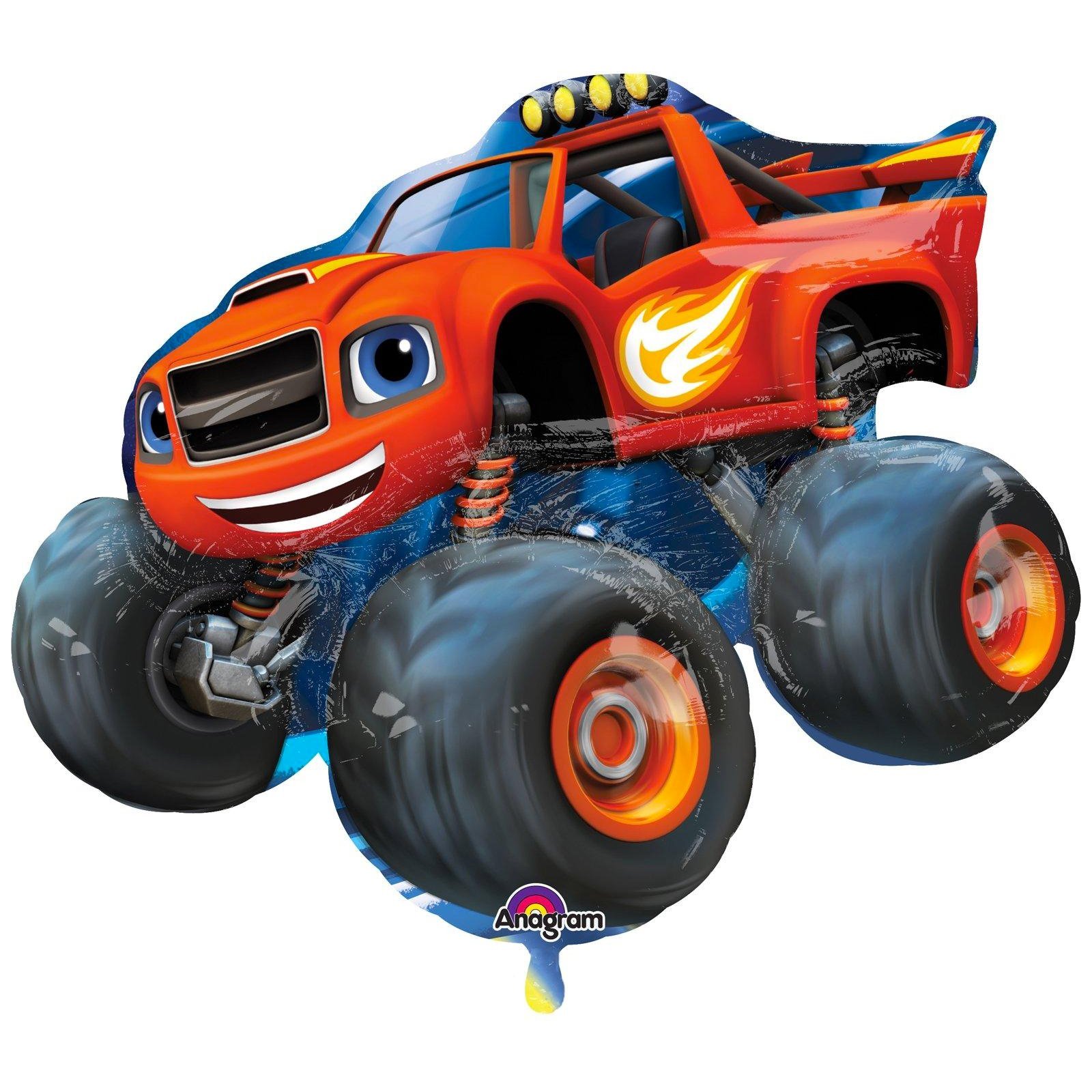 (PKT) Child Blaze Supershape Foil Balloon