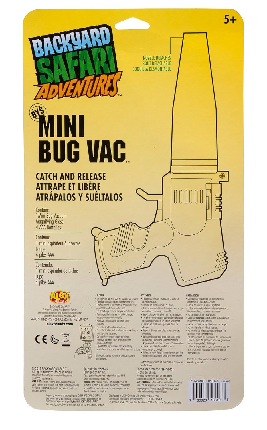 Backyard Safari Mini Bug Vacuum Amazoncouk Toys Games