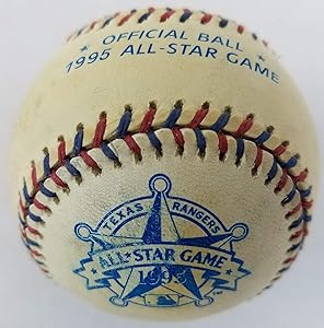 1995 Rawlings MLB Official All Star Game Baseball Rangers Ballpark in Arlington - MLB Baseballs