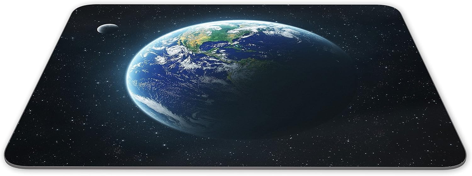 Awesome Earth Moon Mouse Mat Pad - Space Planets Astronomy Gift Computer #8940, Multicolor - Image 3