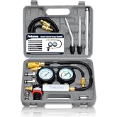Prokomon Engine Cylinder Leak Down Tester Kit, Grey | Cylinder Leakage Tester Set for Pressure Check and Leakage Rate Test；Gasoline Engine Leakdown Tester Kit with Extension Rod