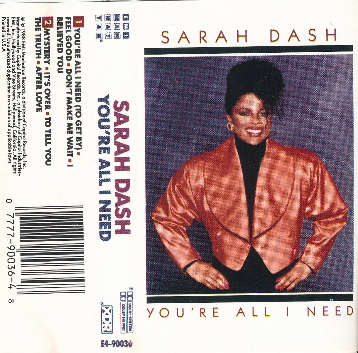 You're All I Need<span class=