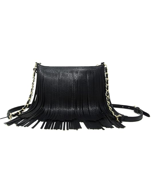 Lanpet Women Fringe Tassel Cross Body Bag Leisure Shoulder Bag